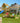 Jungle Gym - Legetårn Cabin 2.1 m/2-Climb Module 220, blå rutsjebane og 120 kg sand