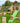 Jungle Gym - Legetårn Jungle Gym Chalet 2.1 m/2-Swing Module 220, grøn rutschebane og 120 kg sand