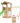 Jungle Gym - Legetårn Jungle Gym Cottage 2.1 m/2-Swing Modul 220, grøn rutschebane og 120 kg sand