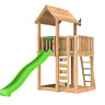 Jungle Gym - Legetårn Jungle Gym Mansion 2.1 m/grøn rutsjebane og 120 kg sand - Bolig og Haven