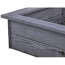 Nordic Play - Sandkasse 6-kantet, grå, grundmalet,180x156cm