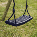 Nordic Play - Gyngesæde sort med sort reb B42 cm