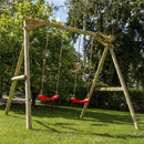 Nordic Play - Gyngestativ 240 cm inkl. 2 Gynger