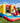 HappyHop - Jump & Splash Adventure Zone med vandkanon, 350×280×190 cm