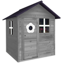 Nordic Play - Legehus grå/sort. 158x148 x132 cm