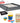 Nordic Play - Sandkasse WPC 120 x 120 cm med net, 240 kg sand og blåt strandsæt NORDIC PLAY