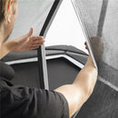 Salta - Trampolin Royal Baseground 305 x 214 cm, sort inkl. net Salta