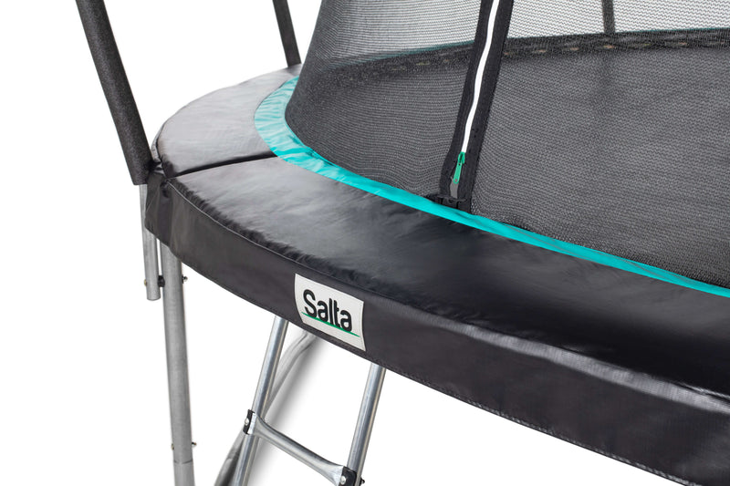 Salta - Trampolin Cosmos Ø305 cm, sort inkl. sikkerhedsnet og stige