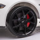 Nordic Play - Elbil Ford Mustang 2x12V batteri, 24V, drift funktion, EVA hjul, PU lædersæde