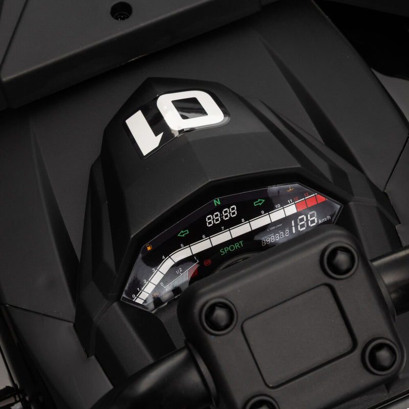 Nordic Play Speed - Elbil ATV 4 x 10,8V motor, EVA hjul