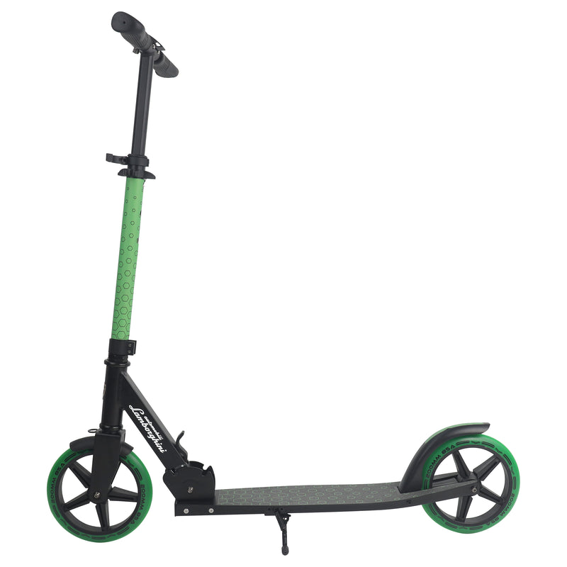 Nordic Play Active - Lamborghini løbehjul teenager, grøn med affjedring