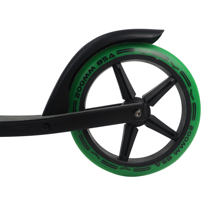 Nordic Play Active - Lamborghini løbehjul teenager, grøn med affjedring