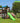 Jungle Gym - Legetårn Jungle Gym Hut, grundmalet sort, m/2-Climb Module 220 og grøn rutschebane