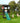 Jungle Gym - Casa 2.1 Legetårn Sort Grundmalet 2-Swing Module Grøn Rutschebane