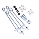 Nordic Play - Gyngestativ med 2 sorte gyngesæder