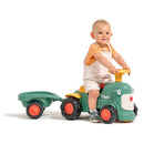 Falk - Maurice gå-traktor med rat, horn og trailer