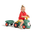 Falk - Maurice gå-traktor med rat, horn og trailer