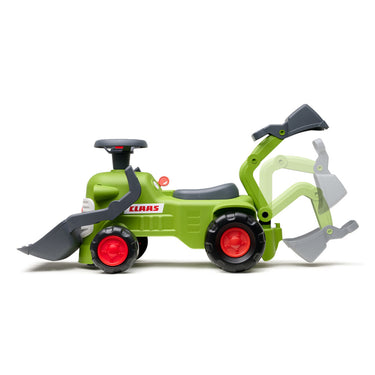 Falk - Claas Vintage Traktor med rat, horn, og tilbehør