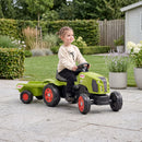 FALK - Claas Arion 470 Pedaltraktor med Justerbart Sæde og Trailer - 2-6 år
