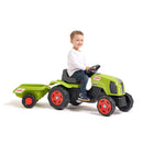 FALK - Claas Arion 470 Pedaltraktor med Justerbart Sæde og Trailer - 2-6 år