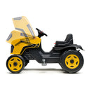 FALK - JCB Pedaltraktor med Justerbart Sæde og Trailer - 2-6 år