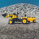 FALK - Komatsu Frontlæsser med Trailer - Gul Pedaltrukket 2-5 år