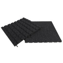 Nordic Play - Gummiflise 500 x 500 x 30 mm sort