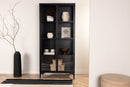 Venture Home - Piring - Vitrineskab, sort, 90x190x40cm