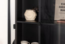 Venture Home - Piring - Vitrineskab, sort, 90x190x40cm
