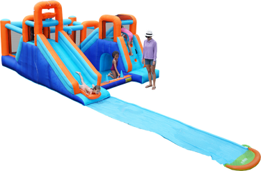 Doctor Dolphin - Hoppeborg Waterslide, 3,50×4,81×2,50m inkl. Blæser