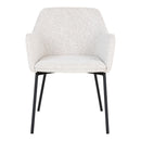 House Nordic - Melilla Spisebordsstol, Hvid - sæt af 2 stk.