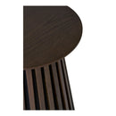 House Nordic - Osaka Hjørnebord, smoked eg, Ø40xh:50cm