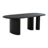 House Nordic - Tirano Spisebord, Ask finer, sort, L220xB100cm - Bolig og Haven