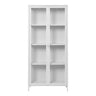House Nordic - Brisbane Vitrineskab, Hvid, 80x35x175cm - Bolig og Haven