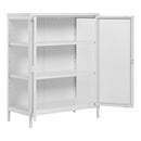 House Nordic - Brisbane Vitrineskab, hvid, 80x40x101 cm