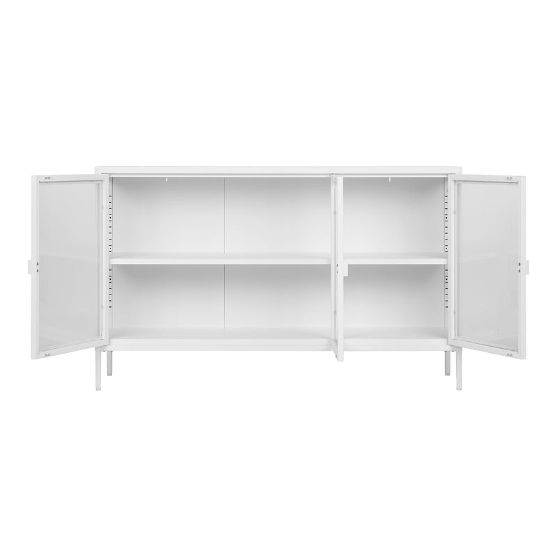 House Nordic - Brisbane Skænk, Hvid, 140×40×85 cm