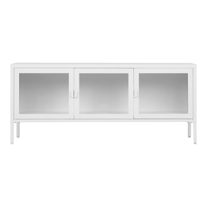 House Nordic - Brisbane TV-Bænk, Hvid, 130x40x55cm