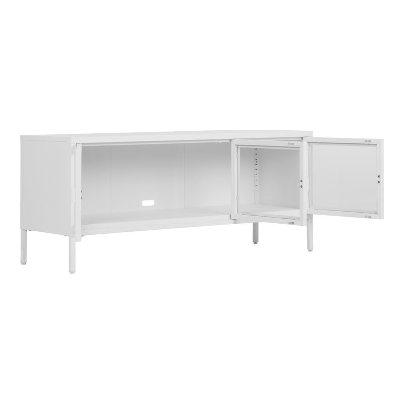 House Nordic - Brisbane TV-Bænk, Hvid, 130x40x55cm