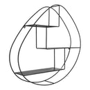 House Nordic - Wrexham Væghylde, Sort, 60x12x60cm