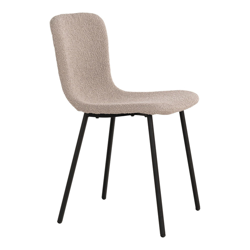 House Nordic - Halden Spisebordsstol - sæt af 2, beige