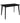 House Nordic - Vojens Spisebord, Sort, 70x120x75cm