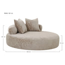 House Nordic - Cairo Daybed, Natur, Ø160cm