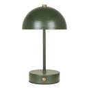 House Nordic - Holt LED Bordlampe, Grøn/messing, genoplad.