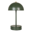 House Nordic - Holt LED Bordlampe, Grøn/messing, genoplad.