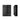 SWING SLIDING DOOR CABINET PINE MATT BLACK[fsc]