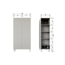 MADU WARDROBE PINE CLOUD GREY [fsc]