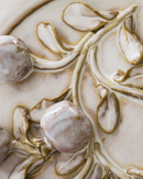 House Doctor - Wall art, Berry, Råhvid