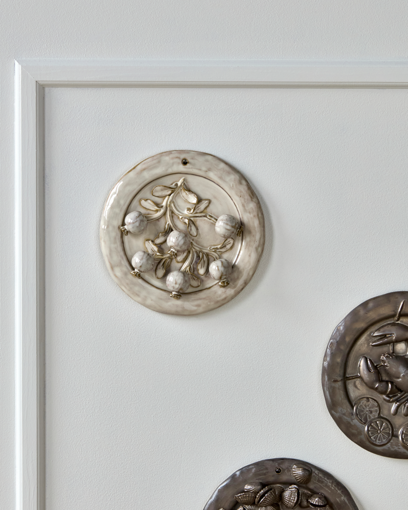 House Doctor - Wall art, Berry, Råhvid