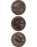 House Doctor Wall art Plate Brun