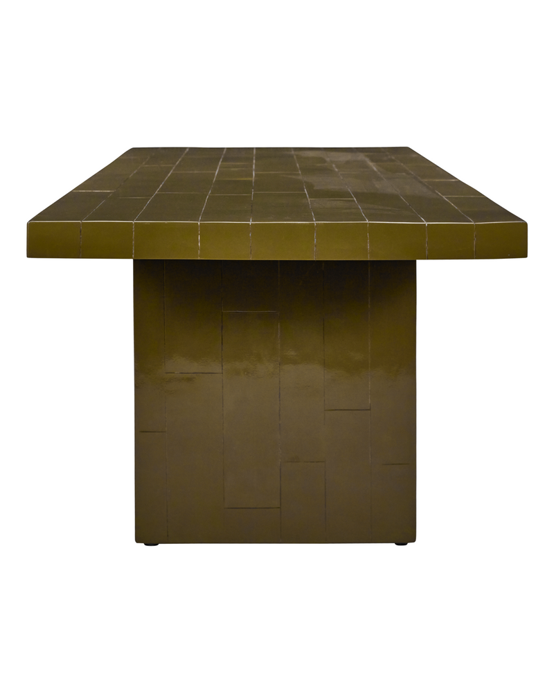 House Doctor - Spisebord, Brick, Grøn L200 cm